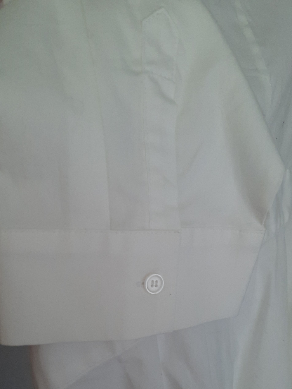 Love & Legend NWT 1X White Draped Tie-Front Tunic Shirt - Picture 6 of 9